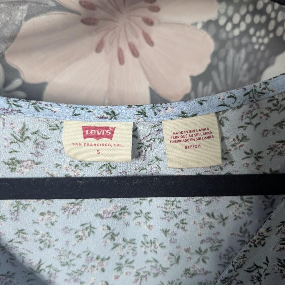 Levis blue floral babydoll dress - Picture 4 of 4